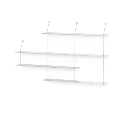 Liesl Wall Shelf, Version 3, Aluminium untreated