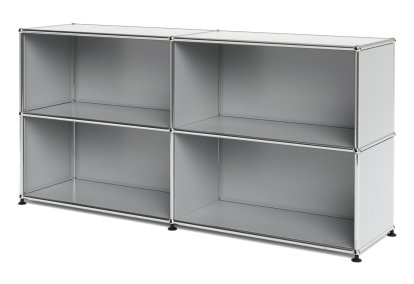 USM Haller Sideboard L open, Light grey RAL 7035