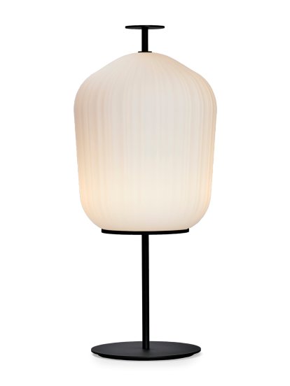 Plissée Floor Lamp, Bronzed