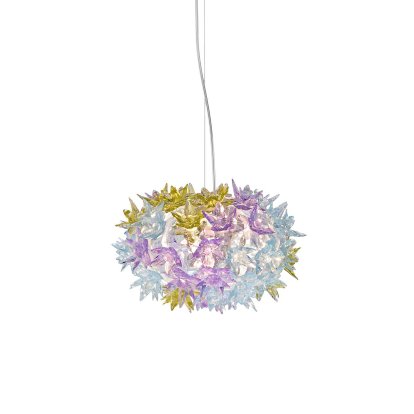 Bloom Pendant Light, Small (ø 28 cm), Transparent/lavender
