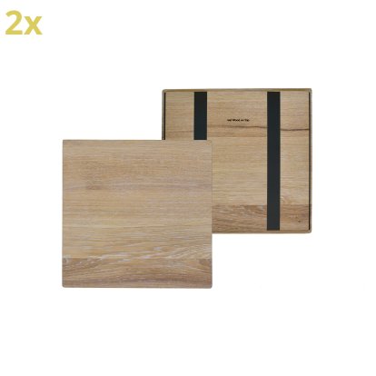 Wooden Overlay for USM Haller Shelves, Size L, 35 cm x 35 cm, Oak, white oiled