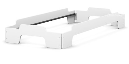 Rolf Heide Stacking Bed Comfort, White lacquered, Without slatted frame