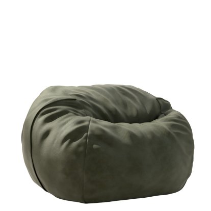 Vetsak Beanbag, M (H 70 x Ø 110 cm), Leather - Olive
