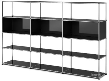 USM Haller Living Room Shelf XL, Graphite black RAL 9011