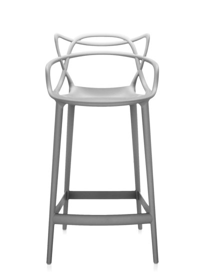 Masters Bar Stool, Grey, kitchen version: 65 cm