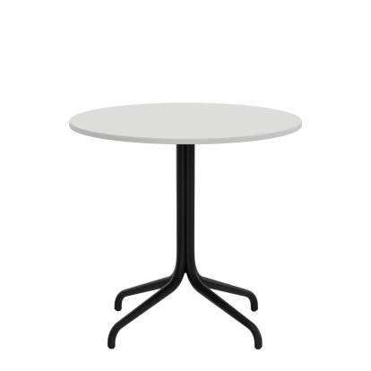 Belleville Table, Ø 79,6 cm, Melamine white