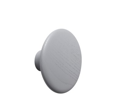 The Dots Hook, M (Ø 13 cm), Grey