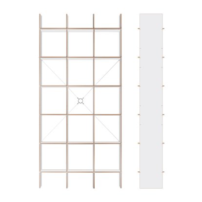 FNP 4 Shelv, MDF white