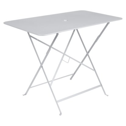 Bistro Folding Table rectangular, H 74 x W 97 x D 57 cm, Cotton white