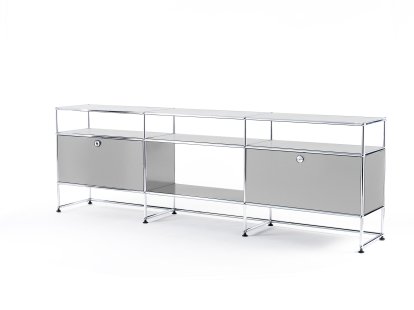 USM Haller TV-Board XL, USM matte silver