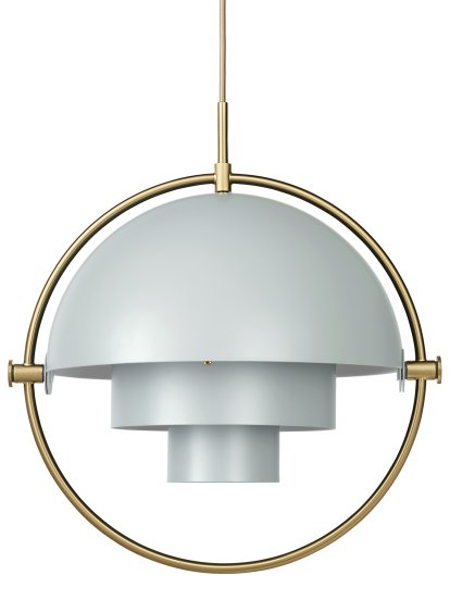 Multi-Lite Pendant Lamp, Sea grey