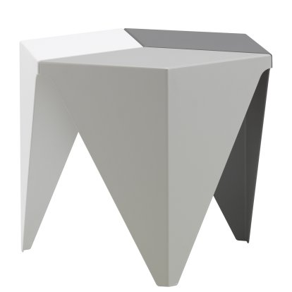 Prismatic Table, Three-tone light grey