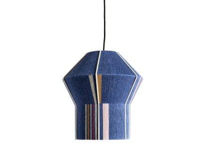 Bonbon pendant lamp, H 34 x W 31 cm, Petit bleu
