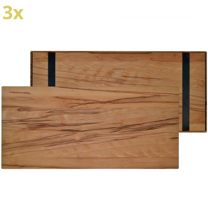Wooden Overlay for USM Haller Shelves, size XL, 75 cm x 35 cm, Heartwood beech