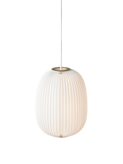 Lamella Pendant Lamp, 4: H 28 x Ø 21 cm, Golden