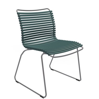 Click Chair, Without armrests, Pine green