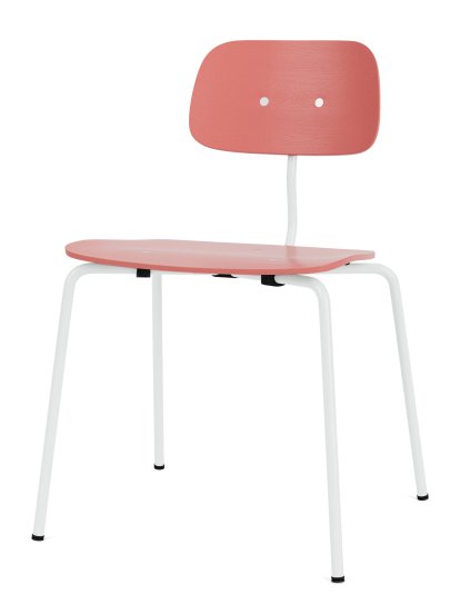 Kevi 2060 Chair, Rhubarb, Snow