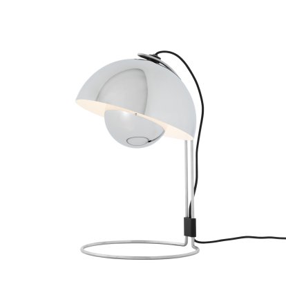 Flowerpot VP4 table lamp, Chrome-plated