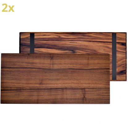 Wooden Overlay for USM Haller Shelves, Size L, 75 cm x 35 cm, American walnut