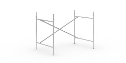 Eiermann 2 Table Frame , Silver, Vertical,  offset, 100 x 66 cm, With extension (height 72-85 cm)