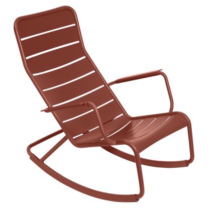 Luxembourg Rocking Chair, Red ochre