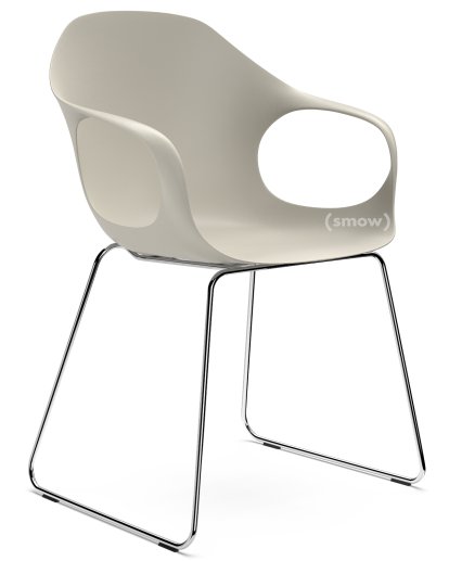 Elephant Sledge, Beige, Chrome-plated Steel