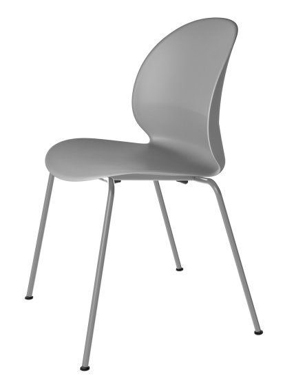 N02 Chair, Grey, Monochrome