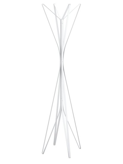 Coat Rack Aster, White, 4 hooks