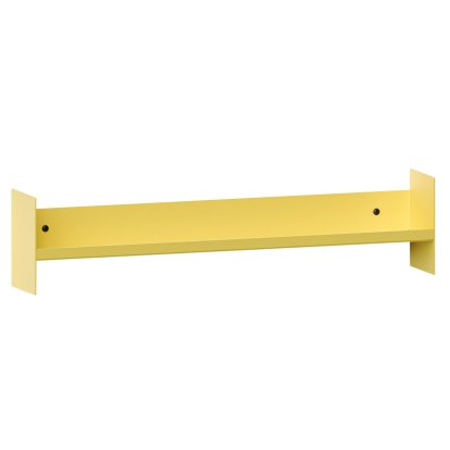 Pli Wall Shelf Slim, 60 cm, Naples yellow, Without hooks