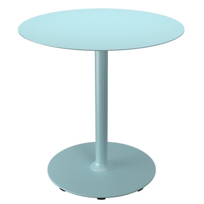 Pico Table, Ice blue, Round (Ø 74 cm), Round