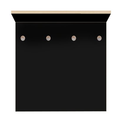 Rechenbeispiel Hat Rack, Black