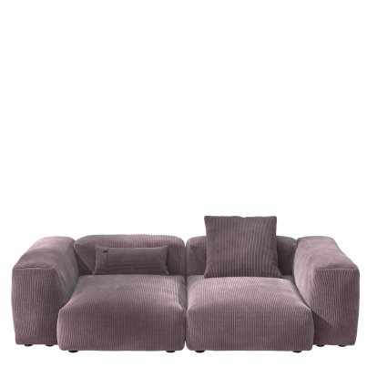 Vetsak Sofa Set 2, M, Cord velours - Blossom, With cushions