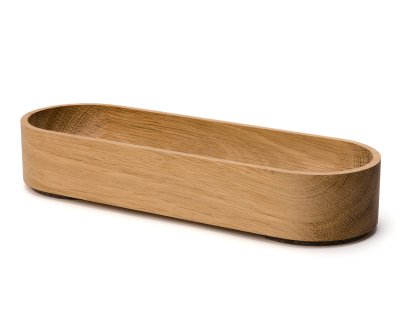 Kasa Stackable Tray, Kasa 3, European oak, oiled