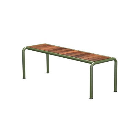 Avanti Bench, 48 x 129,5 cm, Olive green, Thermo Ash