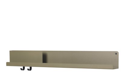 Folded Shelves, H 13 x W 96 cm, Olive