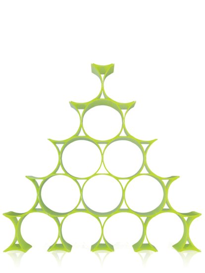 Infinity Shelf, Yellow green