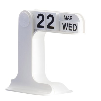 Timor Desk Calendar, White