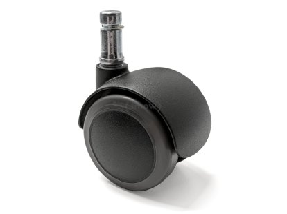 Castor for Vitra chairs, For Eames Plastic Chair (castor black), Soft castor for hard floor surfaces