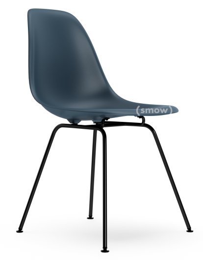 Eames Plastic Side Chair RE DSX, Sea blue, Without upholstery, Without upholstery, Standard version - 43 cm, Coated basic dark