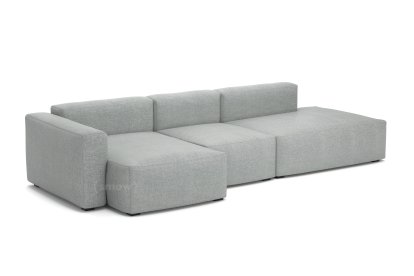 Mags Soft Sofa Combination 4, Left armrest, Hallingdal - warm grey