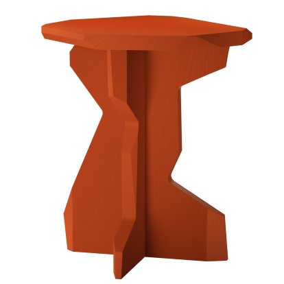 Fels Stool, Sienna red ash