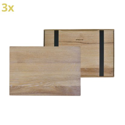 Wooden Overlay for USM Haller Shelves, size XL, 50 cm x 35 cm, Oak, white oiled