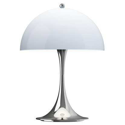 Panthella 250 Portable Lamp, Chrome opal blue grey