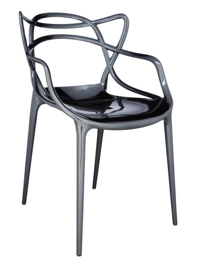 Masters Metallic Chair, Titanium