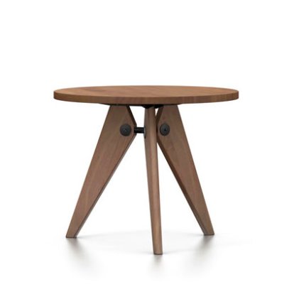 Guéridon Table, 900 mm, American walnut solid, oiled