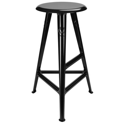Rowac Stool IS - 73 cm, Glossy black