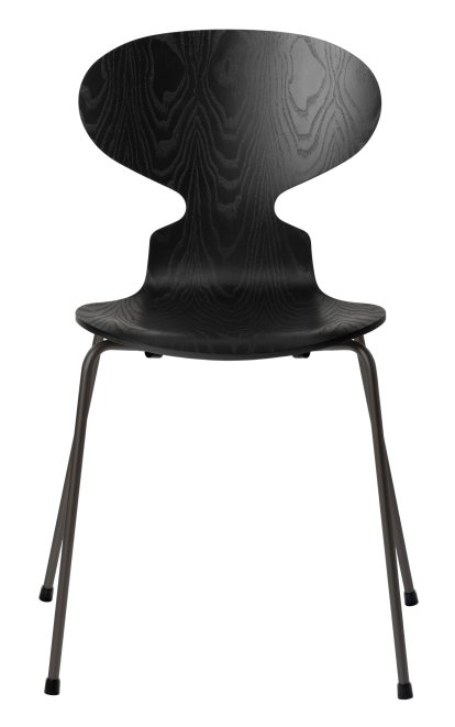 Ant Chair 3101, Coloured ash, Black, Warm graphite