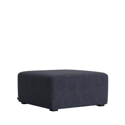 Mags Ottoman, W 79 x D 79 cm, Overlap 03 - dark grey