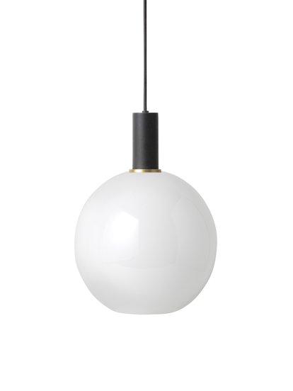 Collect Lighting, Low, Black, Opal Sphere, White
