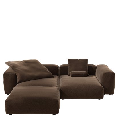 Vetsak Sofa Set 3, Pebble - Umber, With cushions